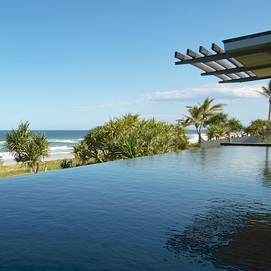 Wet edge pool Sunshine Beach, Industrial design, Luxury house, architectural